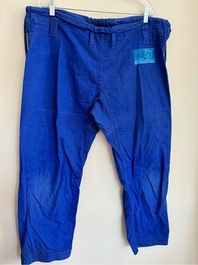 INVERTED GEAR Jiu Jitsu BJJ MMA TrainingPants A1S Blue ripstop good condition A3